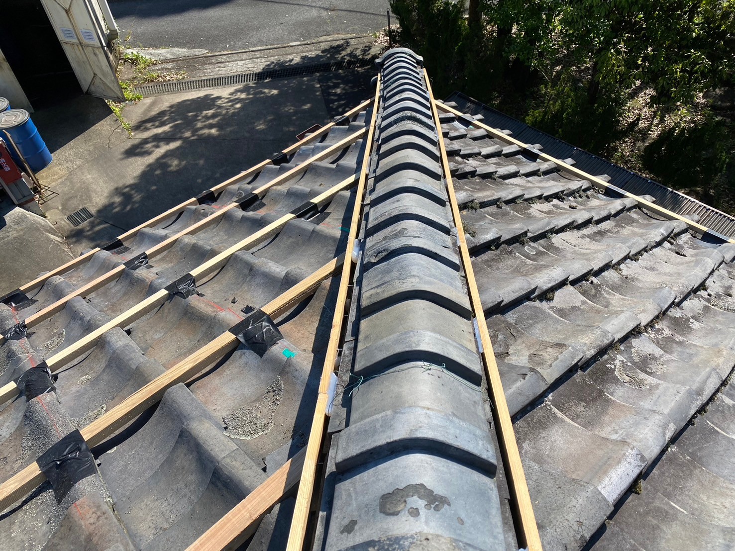 棟板金巻き工事