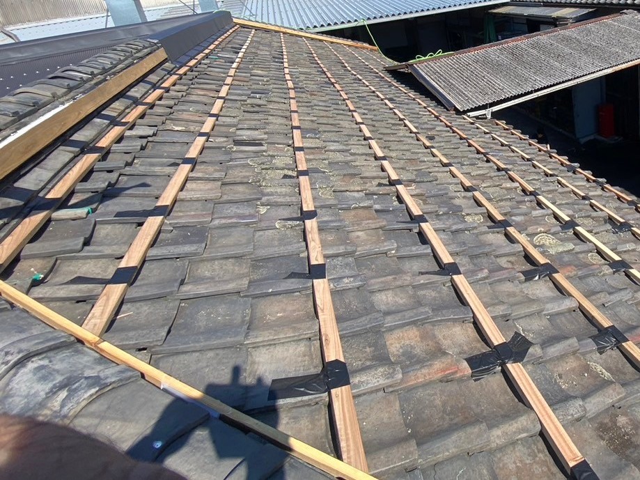 ガルバ波板カバー工事