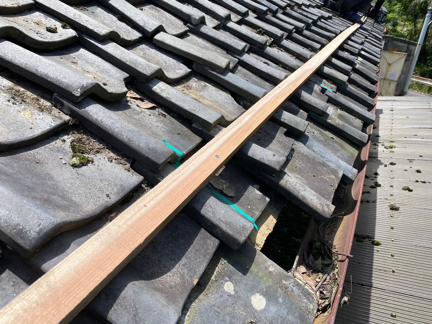 ガルバ波板カバー工事