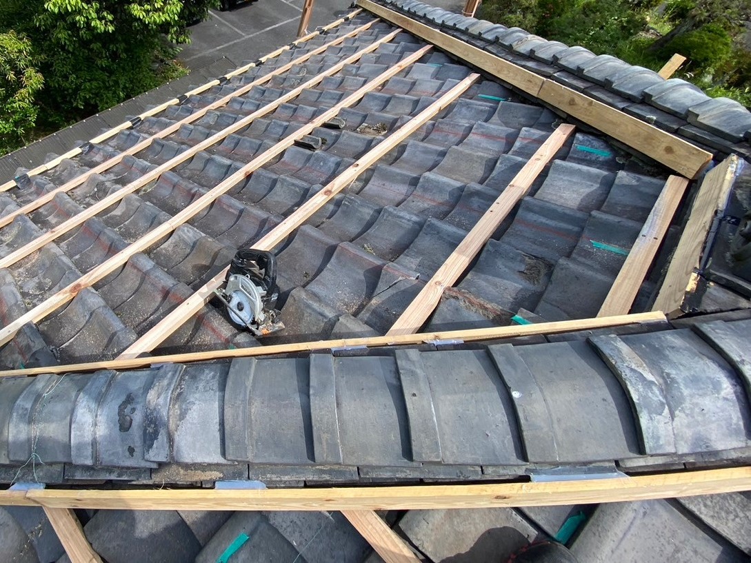 ガルバ波板カバー工事