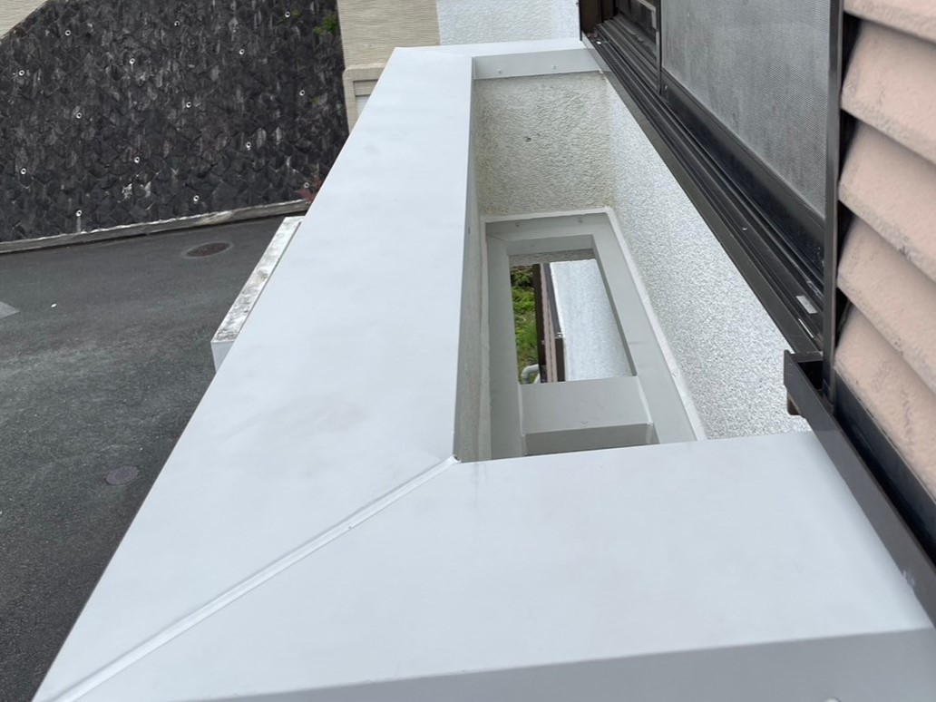 R6.6/17～　奈良市　Y様邸　フラワーボックス板金工事