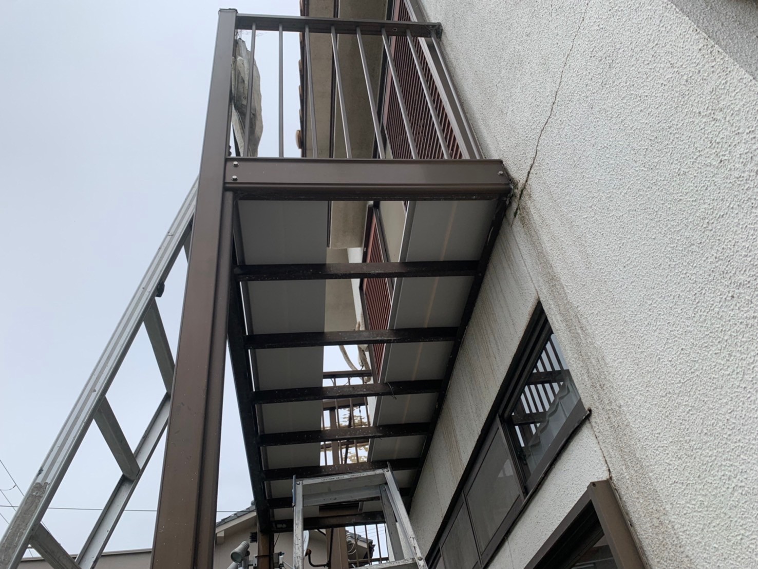 バルコニーデッキ張り替え工事